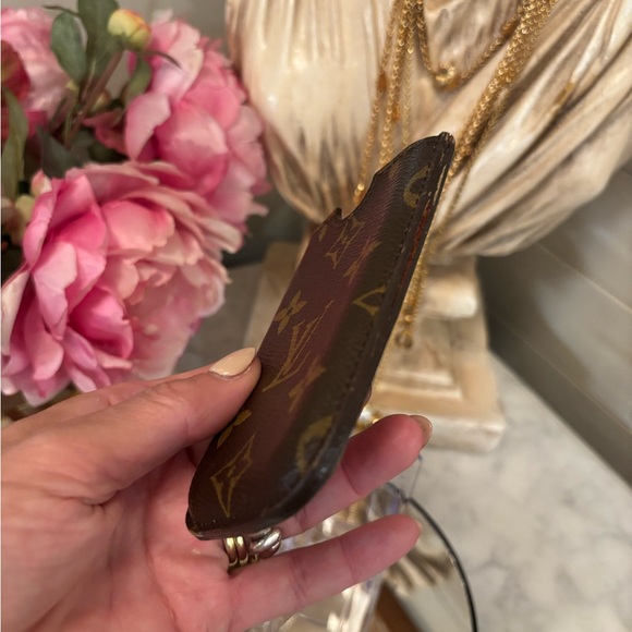 Bundle ~ 2 Louis Vuitton Iconic Monogram Card Cases Single Pocket + Bifold EUC - Picture 12 of 16